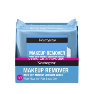 Neutrogena Hydro Boost Micellar Makeup Remover Wipes, 2 Pack of 25 Ct
