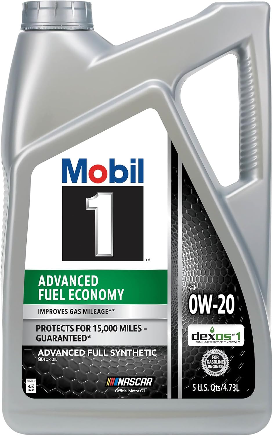 Mobil 1 Advanced Fuel Economy Full Synthetic 0W-20 Motor Oil - 5 Quart