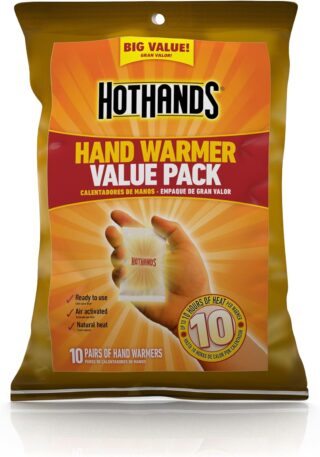 HotHands Hand Warmers, 10 Pairs - Disposable Air-Activated Warmers