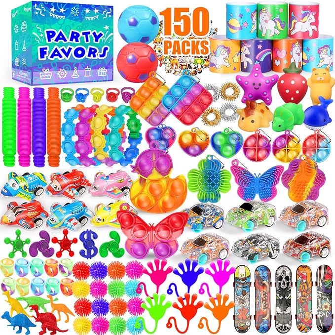 Phimota 150-Pack Fidget Toys Party Favor Set