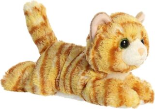 Aurora Mini Flopsie 8" Ginger Cat Plush 8-inch