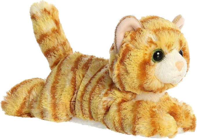 Aurora Mini Flopsie 8" Ginger Cat Plush 8-inch