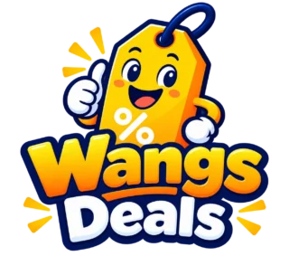 Wangs Deals — smiling yellow price tag mascot